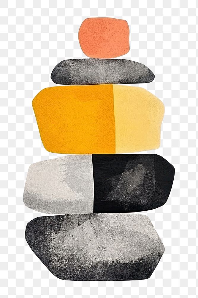 PNG Stone art creativity zen-like. AI generated Image by rawpixel.