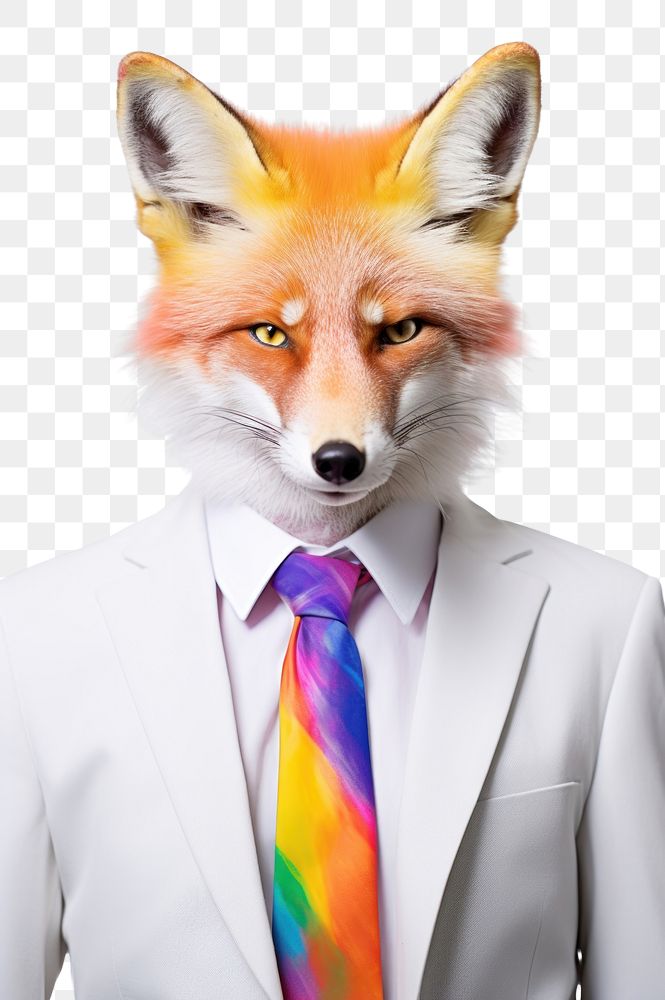 PNG Fox tie necktie animal. 