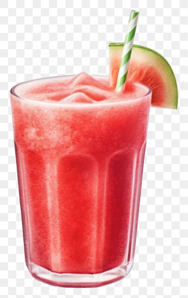 PNG Watermelon juice smoothie drink fruit. AI generated Image by rawpixel.