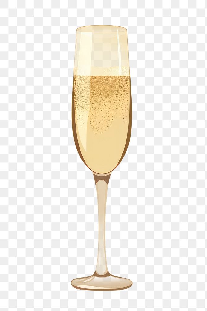 PNG Champagne glass drink beverage wine. AI generated Image by rawpixel.