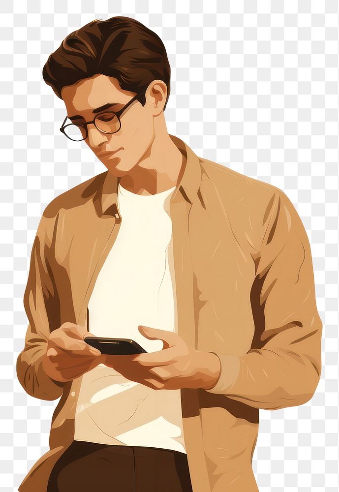 PNG Young man portrait glasses adult. AI generated Image by rawpixel.