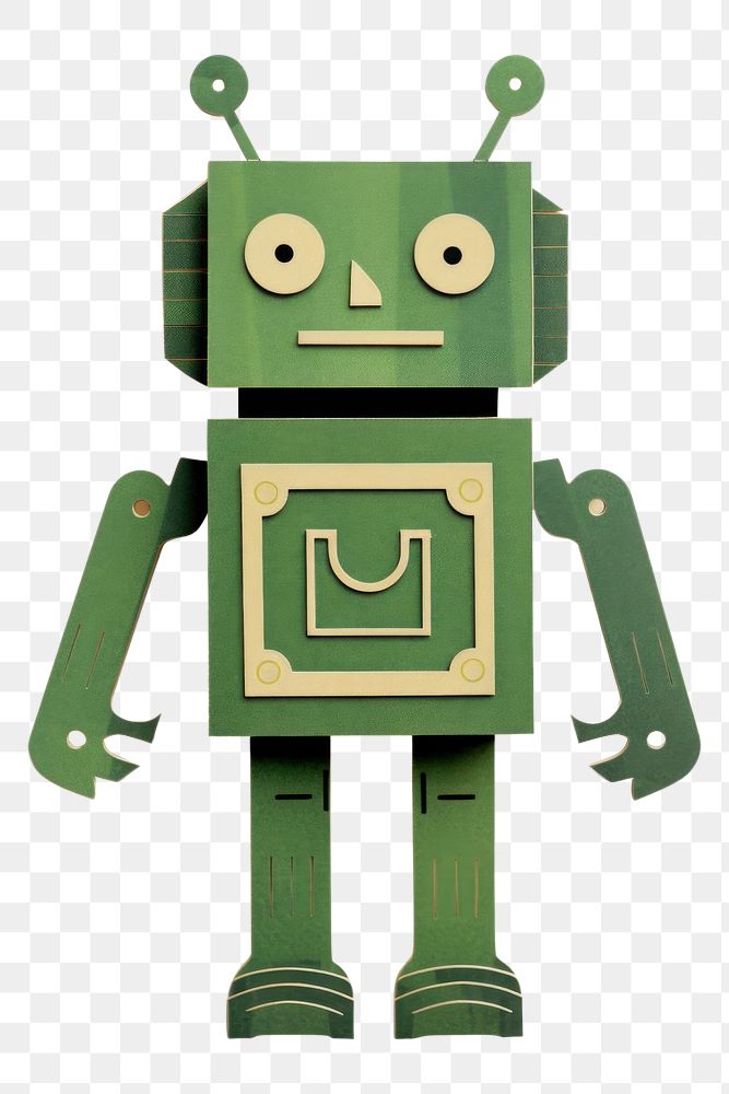 PNG Green robot white background anthropomorphic representation. AI generated Image by rawpixel.