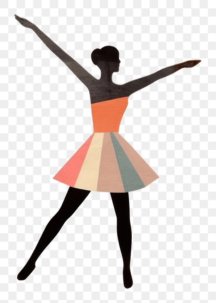 PNG Gymnastics art dancing ballet. AI generated Image by rawpixel.