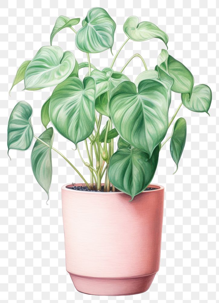 PNG Plant leaf white background houseplant. AI generated Image by rawpixel.