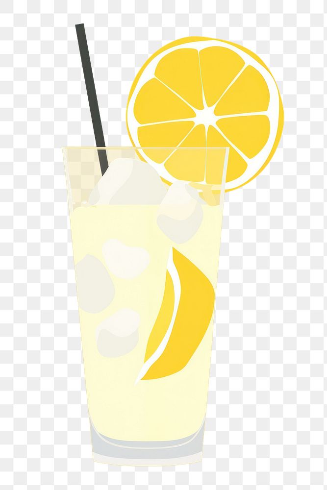 PNG Lemonade drink fruit refreshment. 