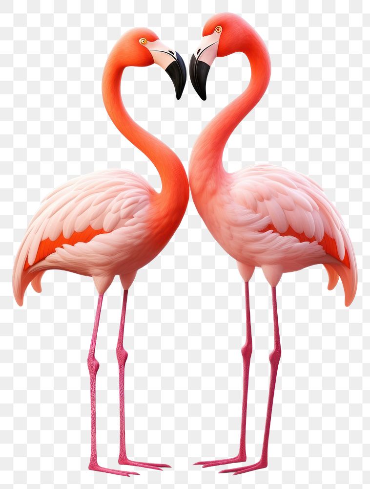 PNG Flamingo animal bird wildlife. AI generated Image by rawpixel.