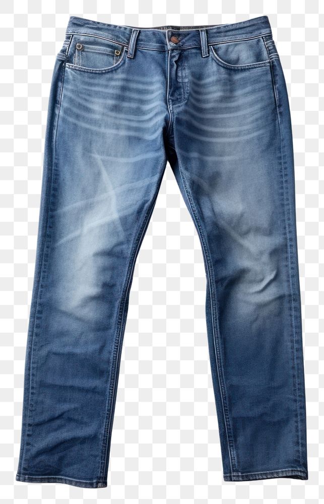 PNG Blue jeans denim pants blue. AI generated Image by rawpixel.