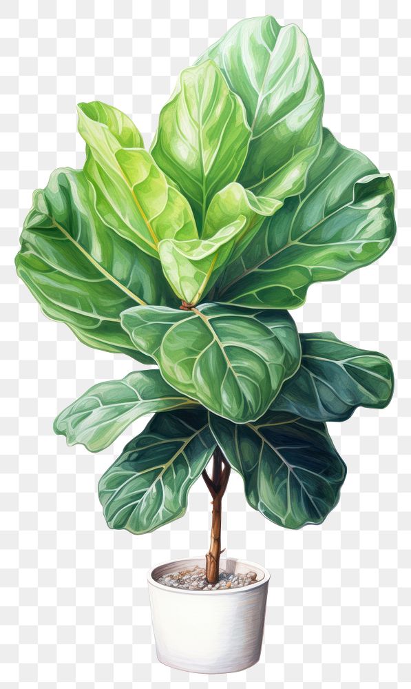 PNG Houseplant leaf tree white background. AI generated Image by rawpixel.