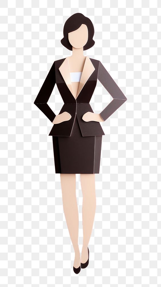 PNG Business female adult white background. AI generated Image by rawpixel.
