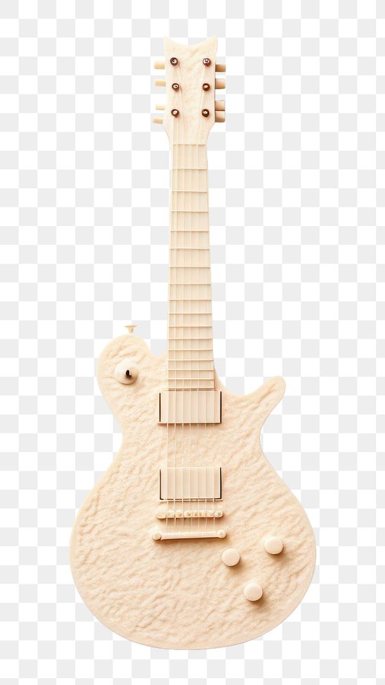 PNG A guitar white background creativity cut out. 