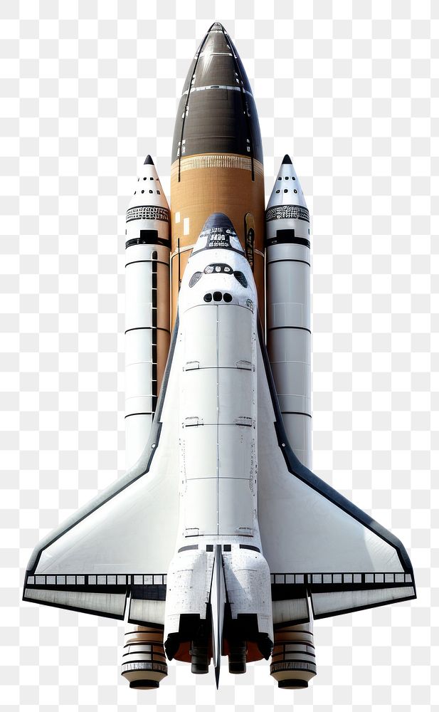 PNG Space shuttle aircraft vehicle rocket. AI generated Image by rawpixel.