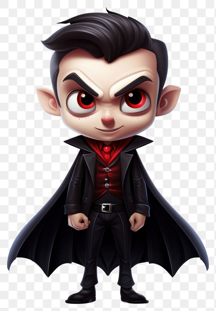 PNG Vampire cartoon white background representation. 