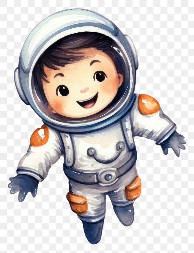 PNG Astronaut cute toy white background. AI generated Image by rawpixel.
