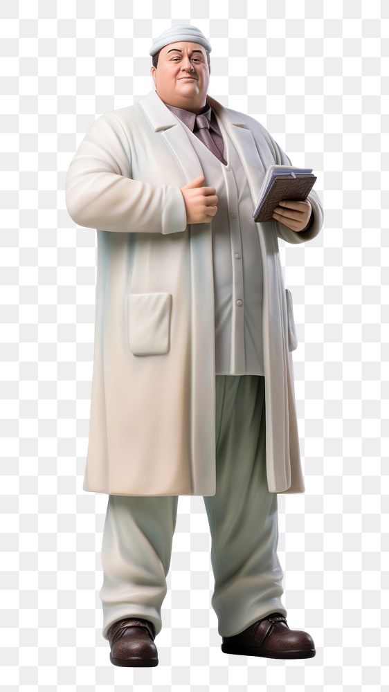 PNG Doctor overcoat standing white background. AI generated Image by rawpixel.mobile wallpaper