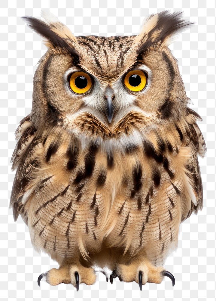 PNG Owl animal bird beak. 