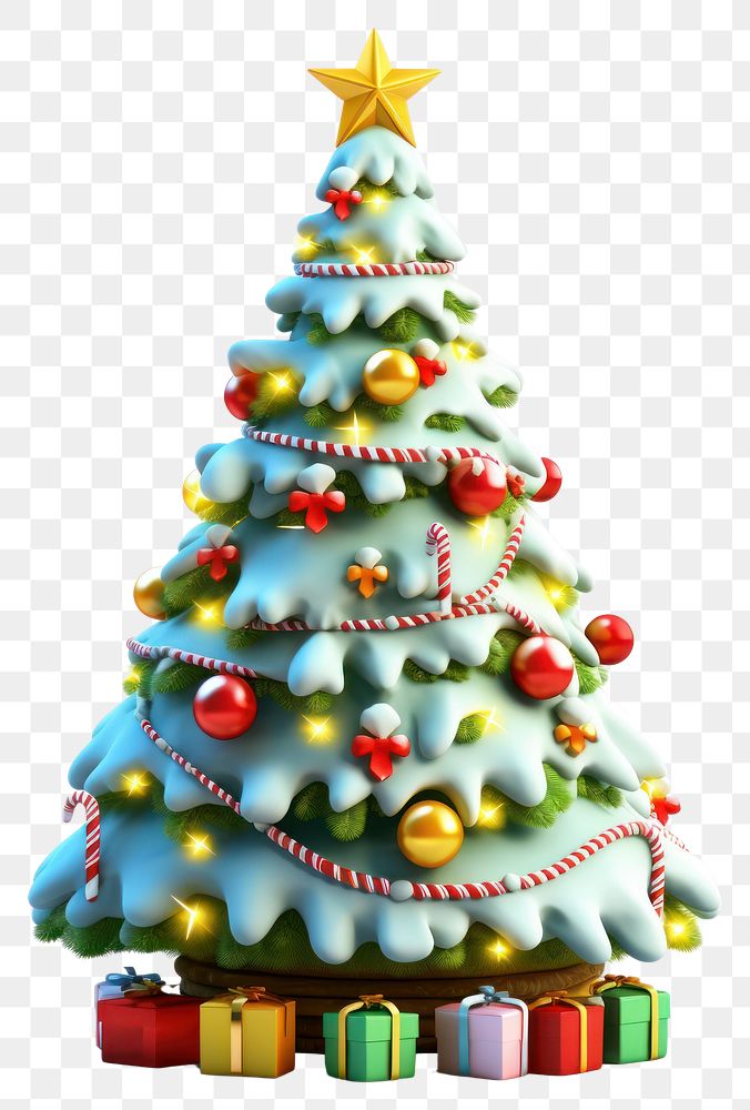 PNG Christmas white tree christmas tree. 