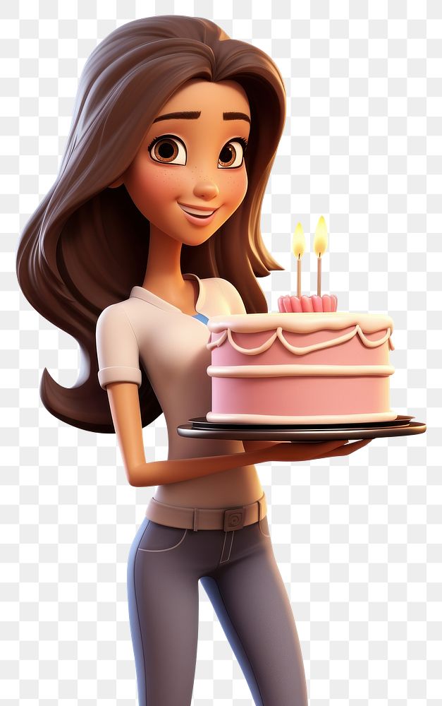 PNG Cake dessert smiling cartoon. AI generated Image by rawpixel.