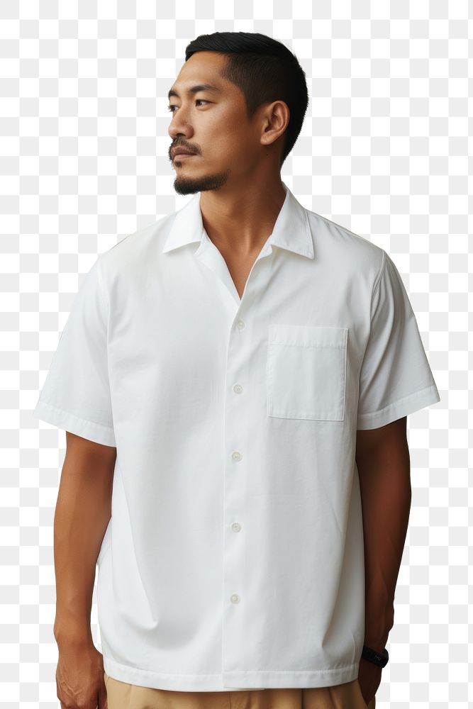 PNG Shirt looking sleeve blouse. AI generated Image by rawpixel.