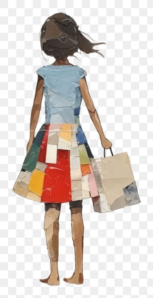 PNG Woman bag carrying art. AI generated Image by rawpixel.