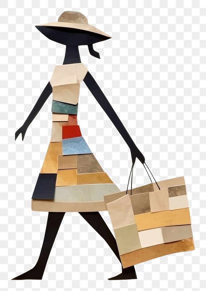 PNG Woman bag carrying art. AI generated Image by rawpixel.