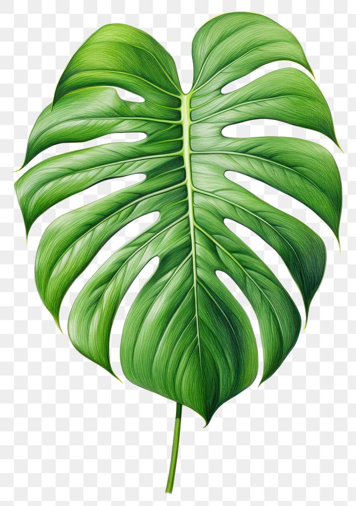 PNG Monstera leaf plant white | Premium PNG - rawpixel