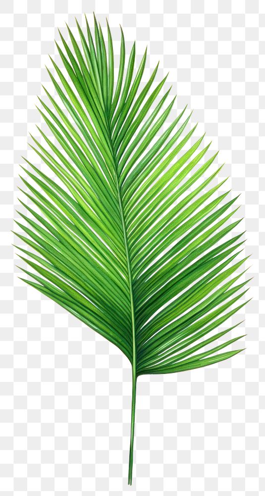 PNG Coconut palm leaf plant green tree. AI generated Image by rawpixel.