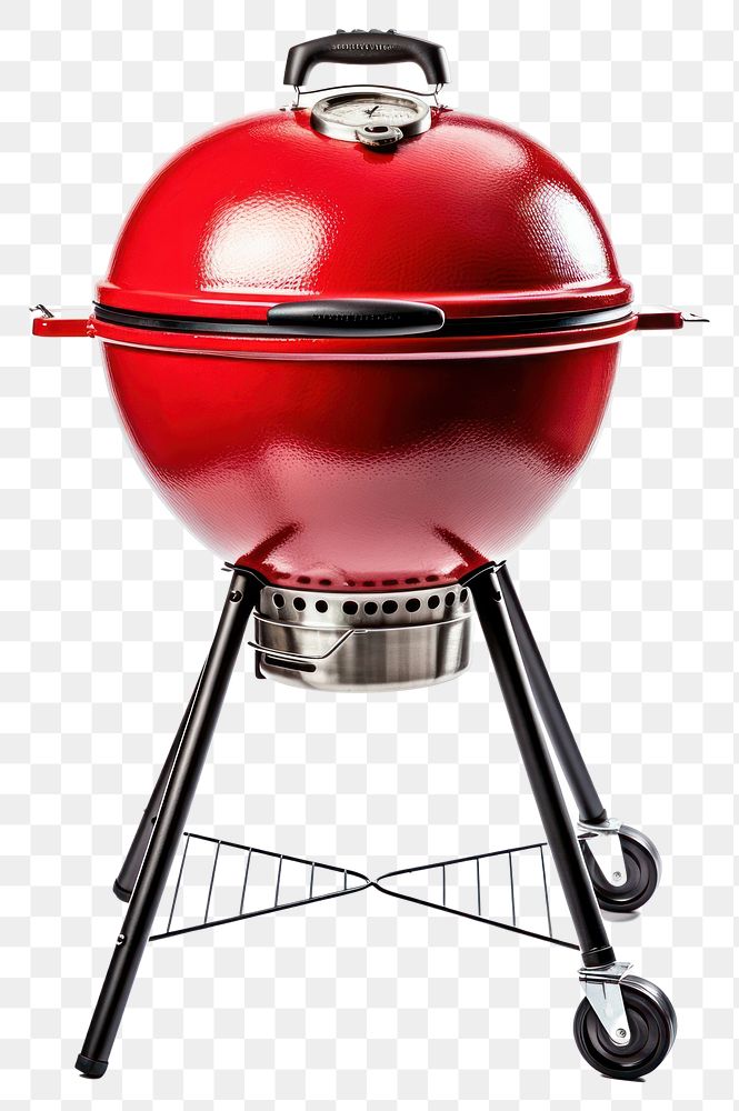 PNG Red kettle charcoal Grill food appliance barbecue. 