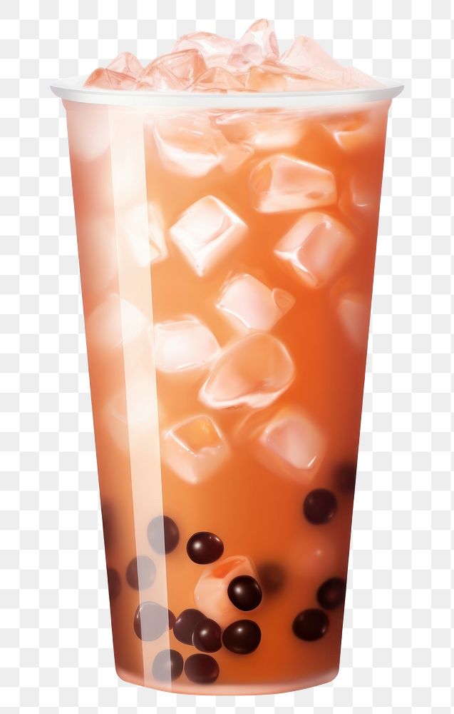 PNG  Bubble tea drink straw food. AI generated Image by rawpixel.