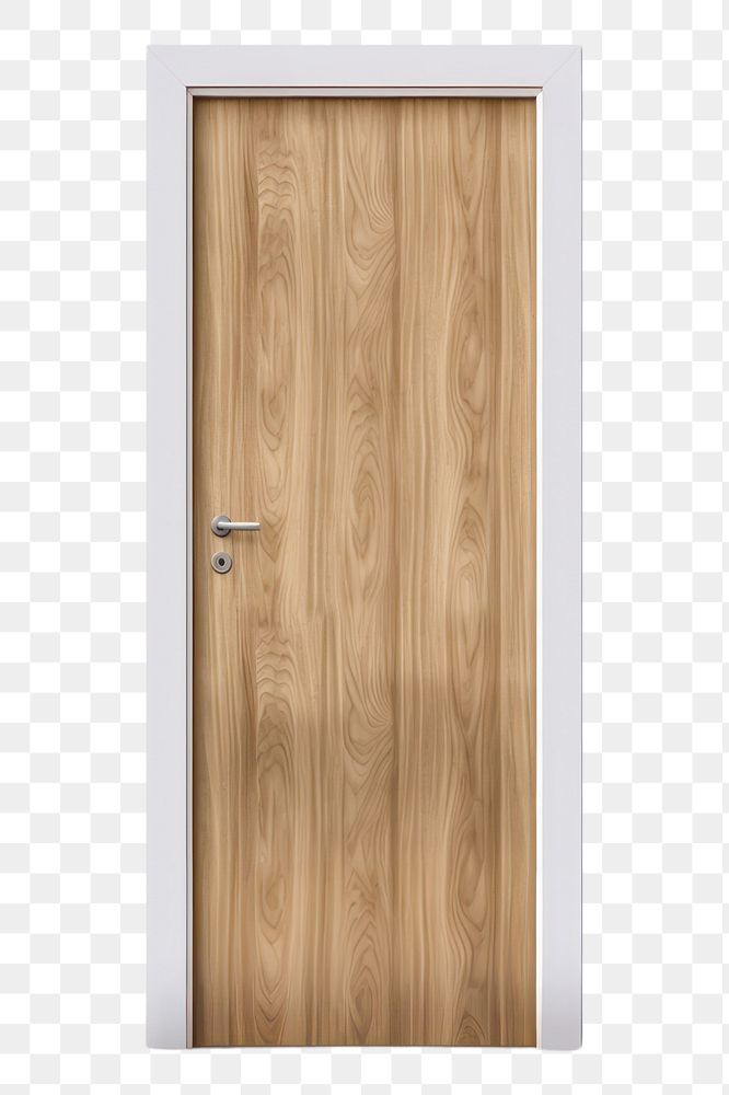 PNG  Door wood architecture thermometer. 