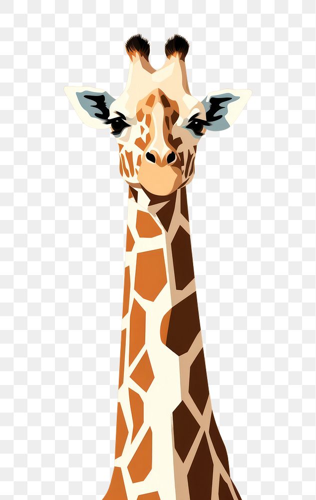 PNG Giraffe wildlife animal mammal. AI generated Image by rawpixel.