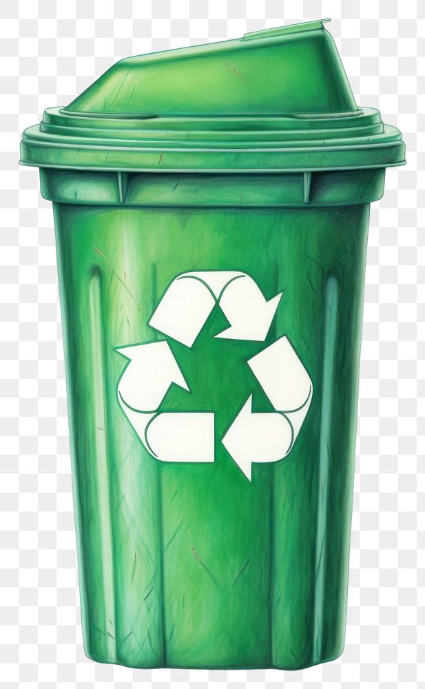 PNG Recycling symbol green  