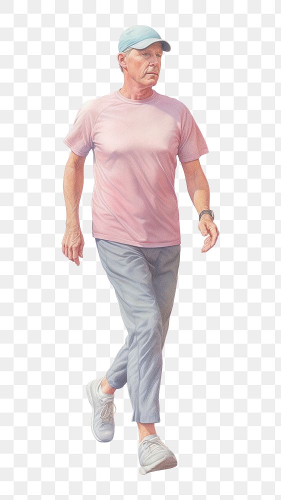 PNG Footwear walking t-shirt adult. AI generated Image by rawpixel.