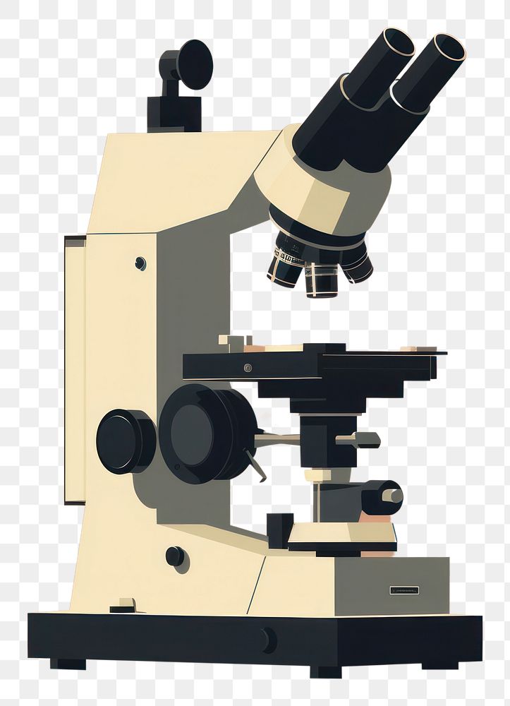 PNG Microscope magnification technology research. 