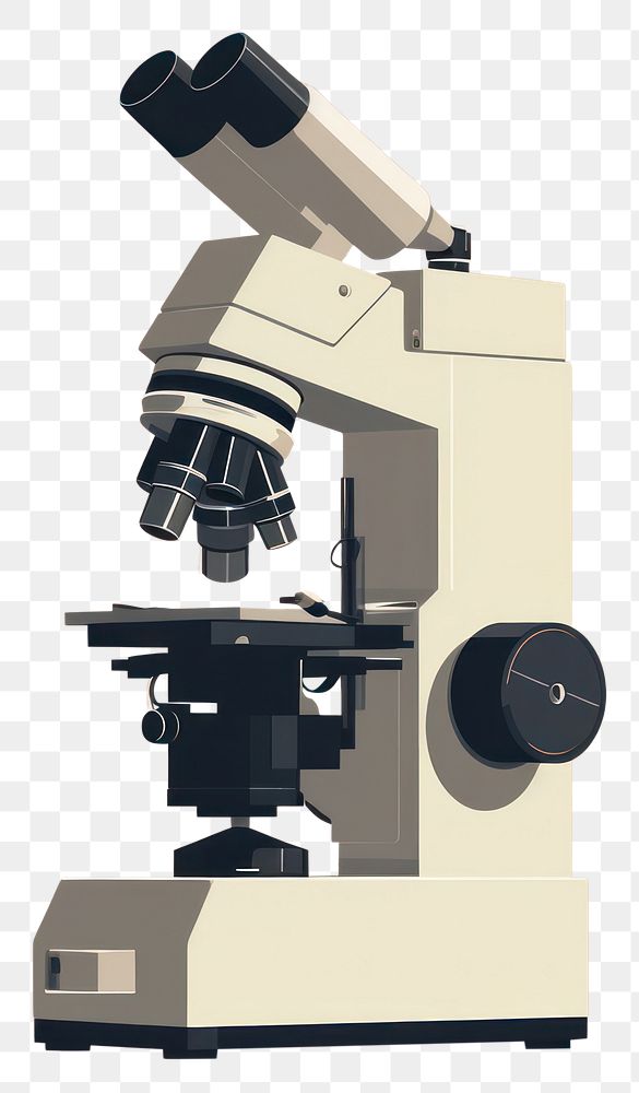 PNG Microscope magnification technology equipment. 