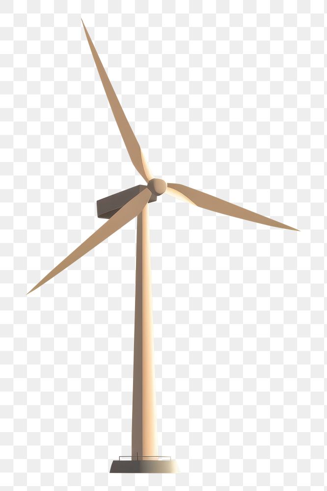 PNG Wind turbine machine wind wind turbine. AI generated Image by rawpixel.