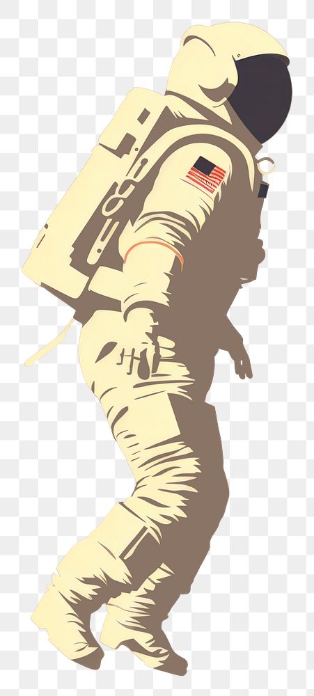 PNG Astronaut astronaut space illustrated. AI generated Image by rawpixel.