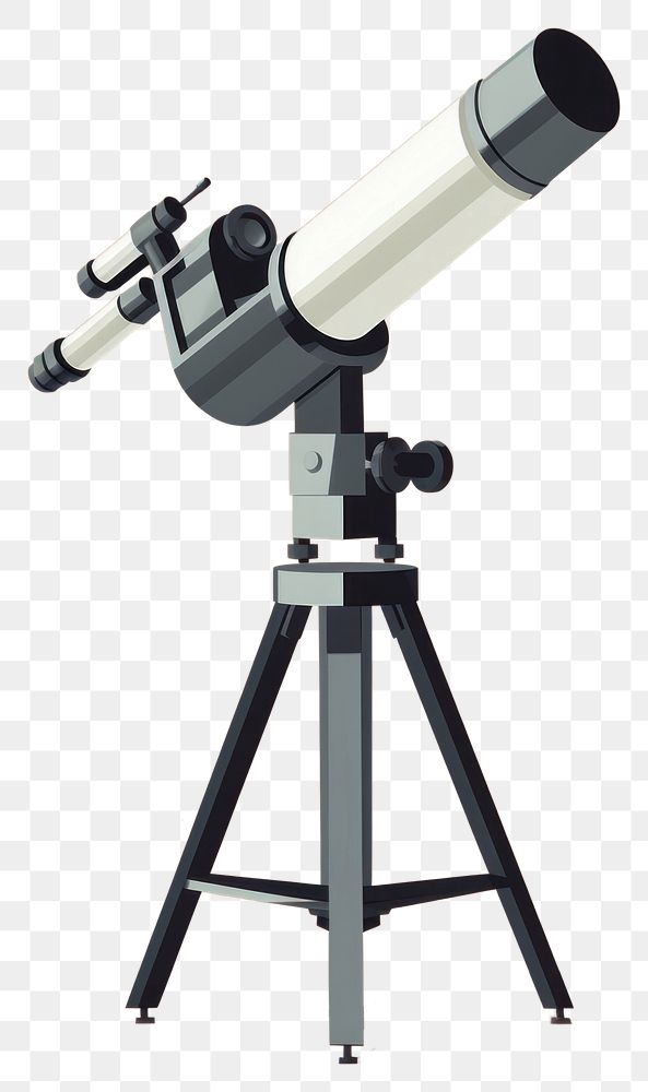 PNG Modern telescope technology satellite equipment. AI generated Image by rawpixel.
