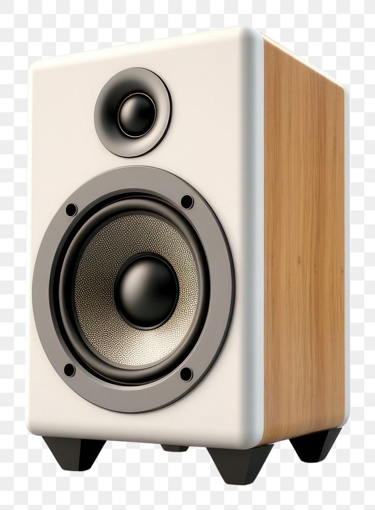 PNG Speaker electronics white background loudspeaker. AI generated Image by rawpixel.