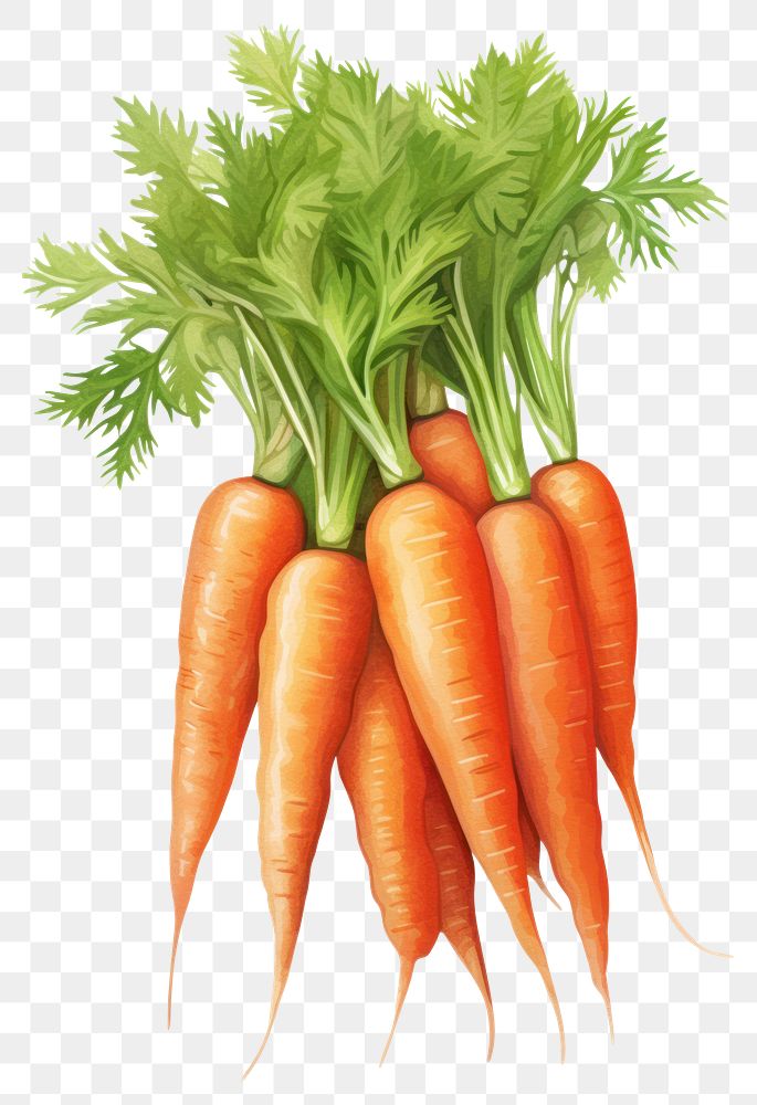 PNG Carrots vegetable plant food. 