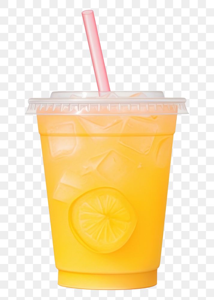 PNG Lemonade juice drink white background. AI generated Image by rawpixel.