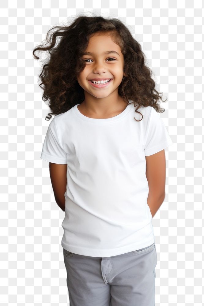 PNG Portrait t-shirt sleeve smile. 