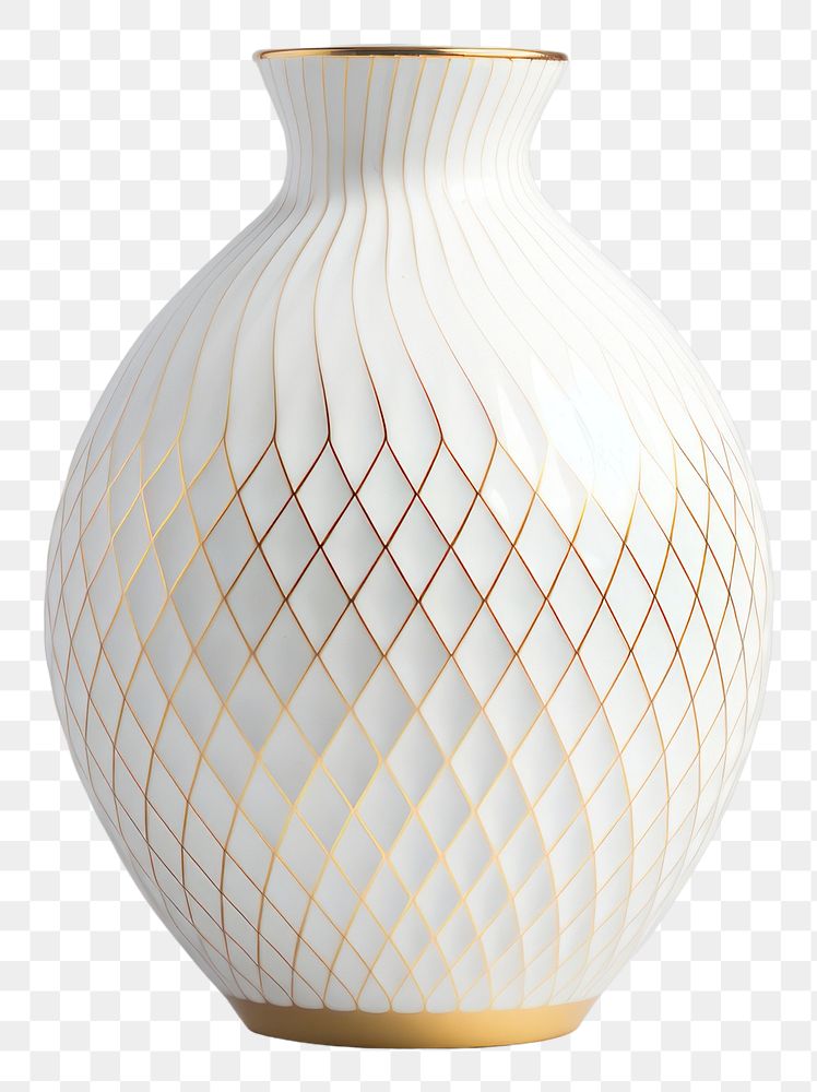 PNG  Vase porcelain pottery white. AI generated Image by rawpixel.