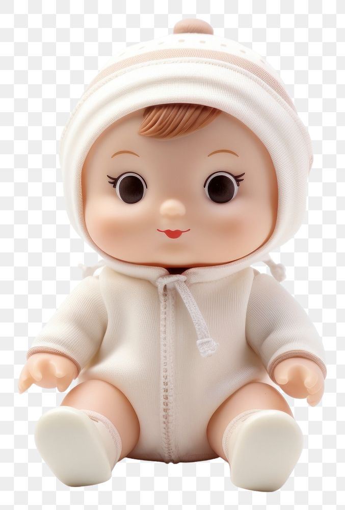 PNG  Toy doll baby child. AI generated Image by rawpixel.