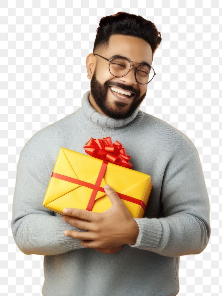 PNG Latin man smiling yellow adult. 