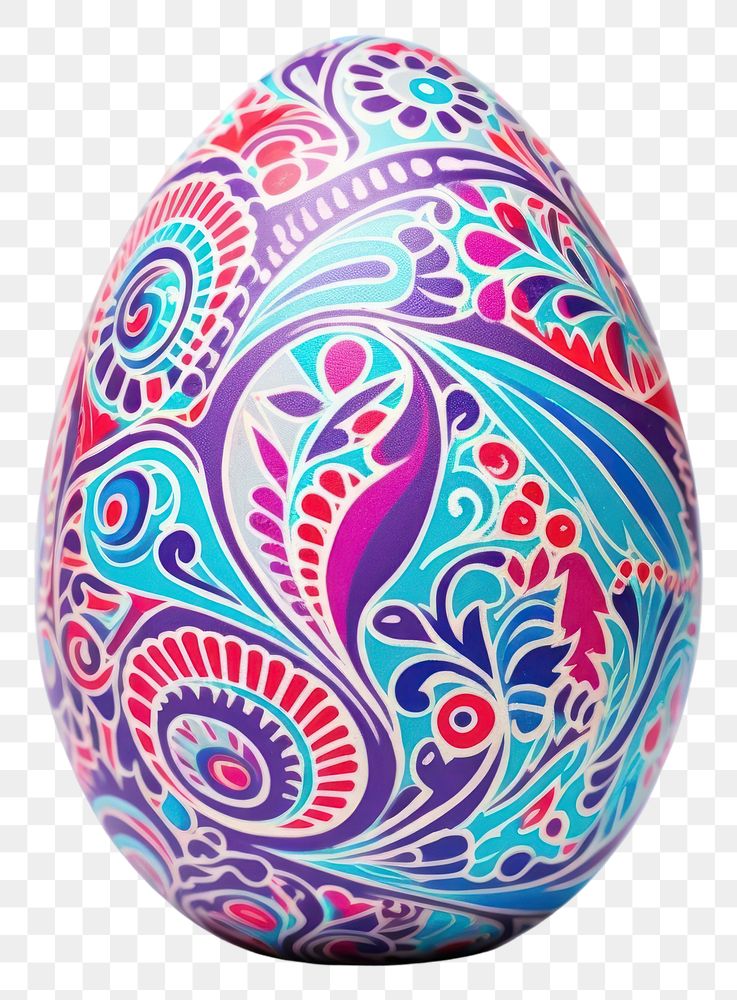 PNG Easter egg pattern white background celebration. 