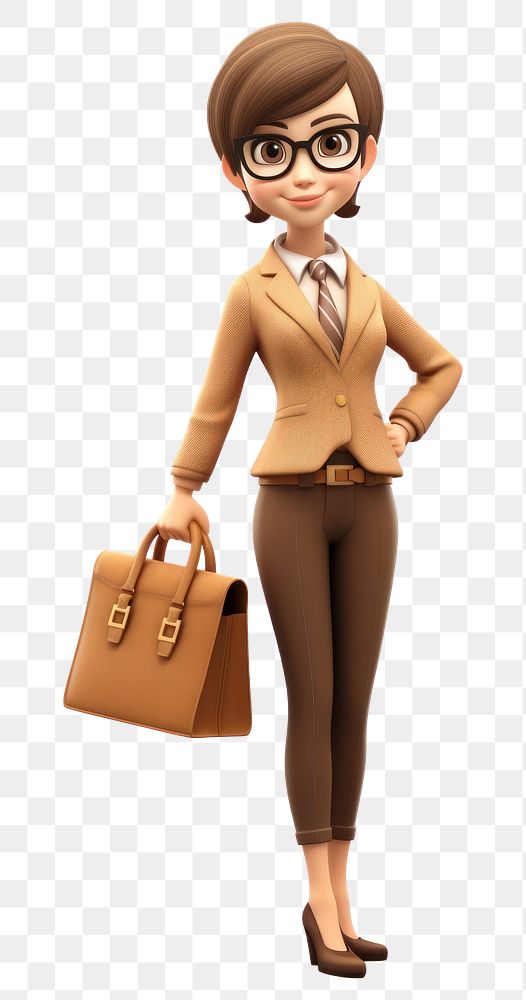 PNG Business women bag briefcase carrying. AI generated Image by rawpixel.