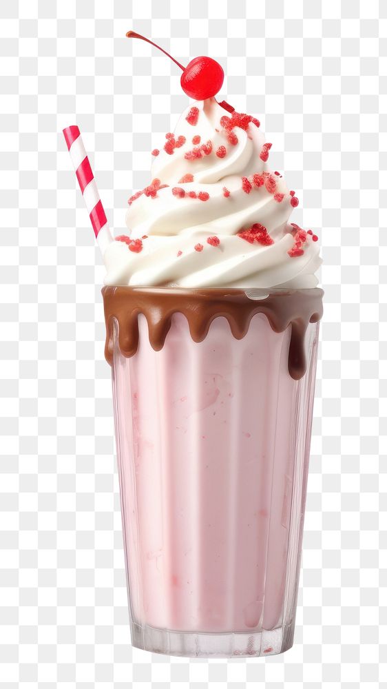 PNG Milkshake smoothie dessert cupcake. 