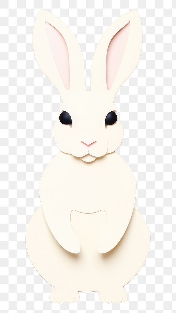 PNG Flower animal mammal rabbit. AI generated Image by rawpixel.