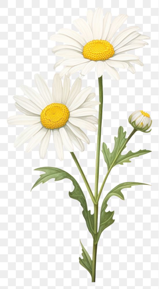 PNG Daisy flower plant white | Premium PNG - rawpixel