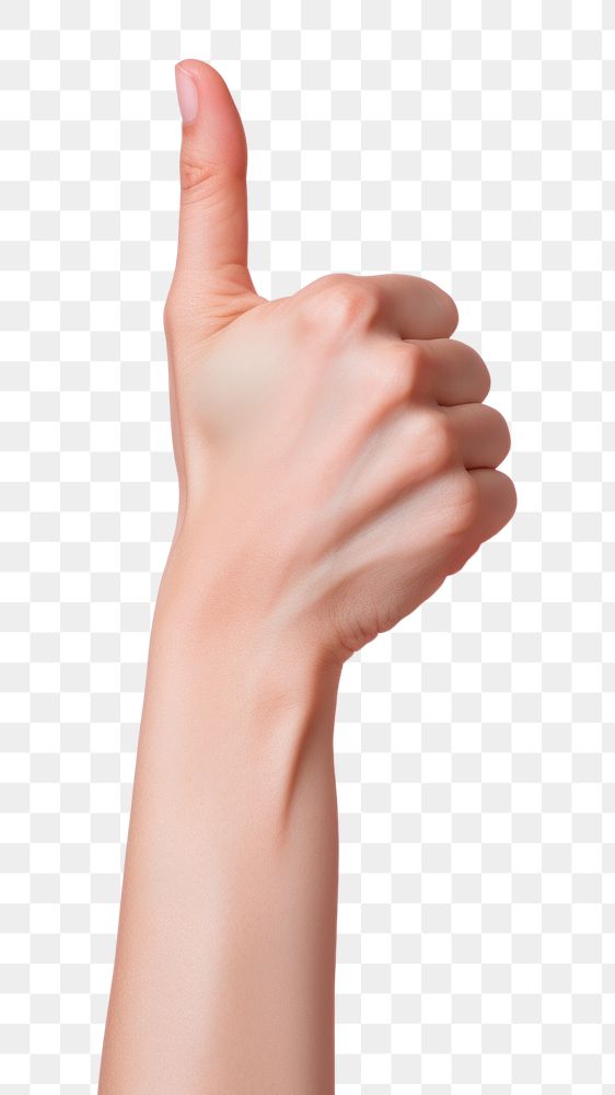 PNG thumbs up, hand gesture. AI generated Image by rawpixel.